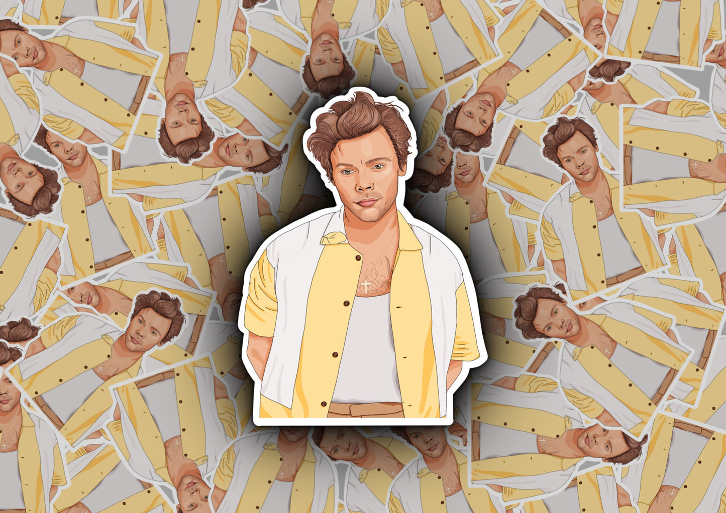 Harry Styles Portrait Sticker | Harry Styles Sticker