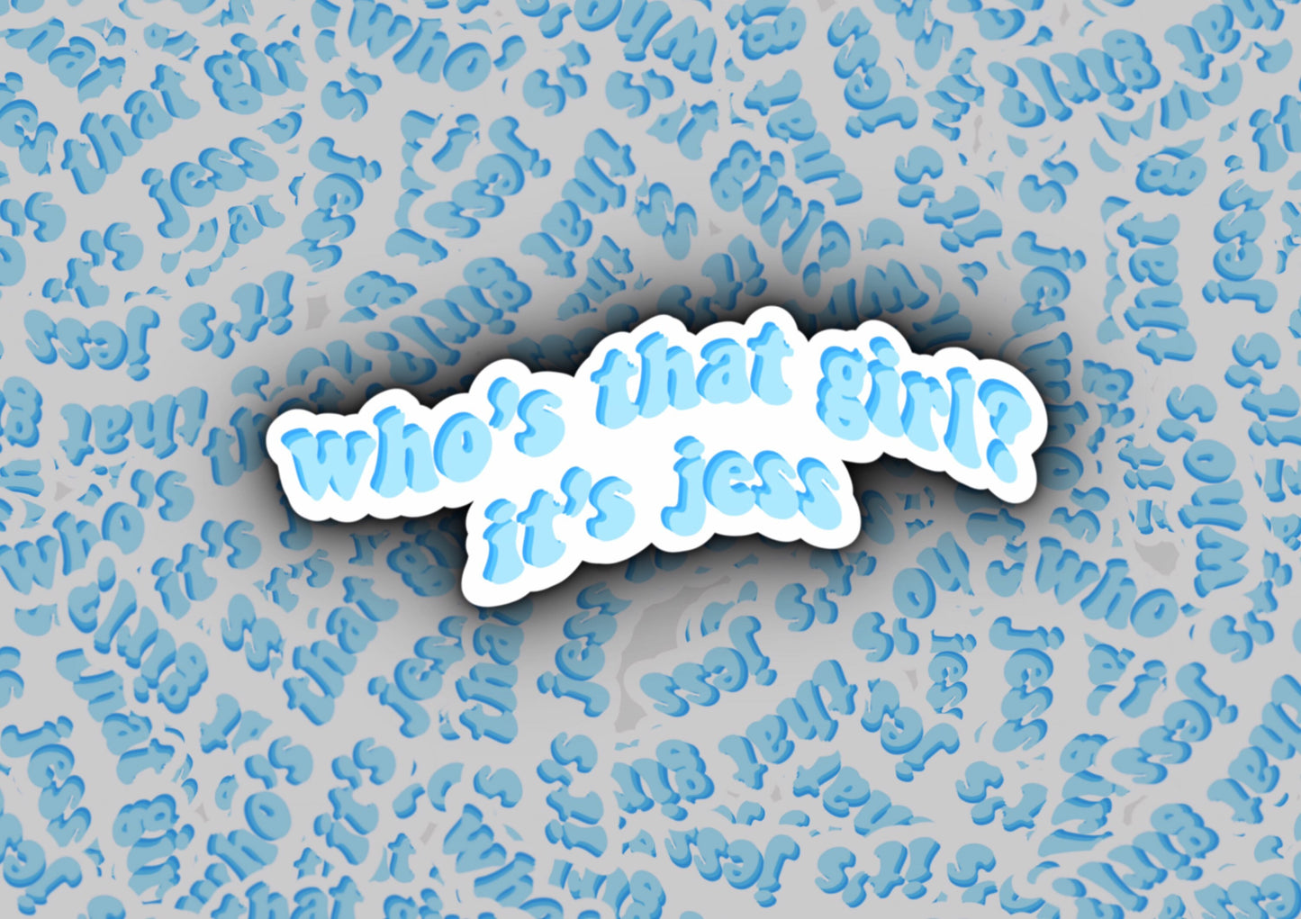 Who’s That Girl? It’s Jess! Sticker | New Girl Stickers