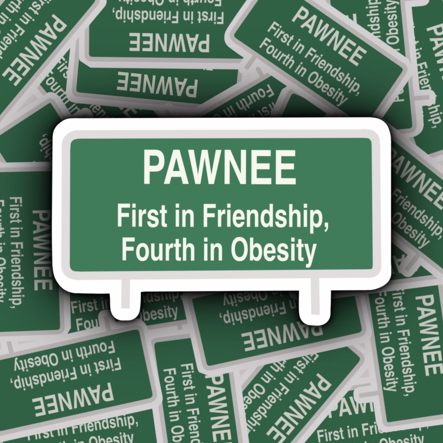 Welcome to Pawnee Sticker | Parks & Recreation Stickers