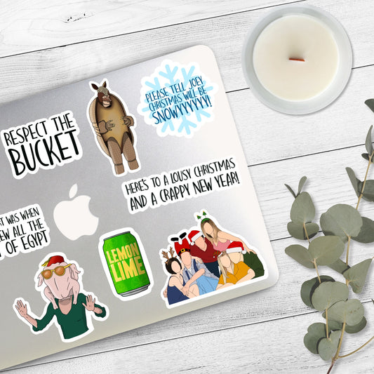 The One With the Christmas Stickers | Friends | 8 Sticker Bundle