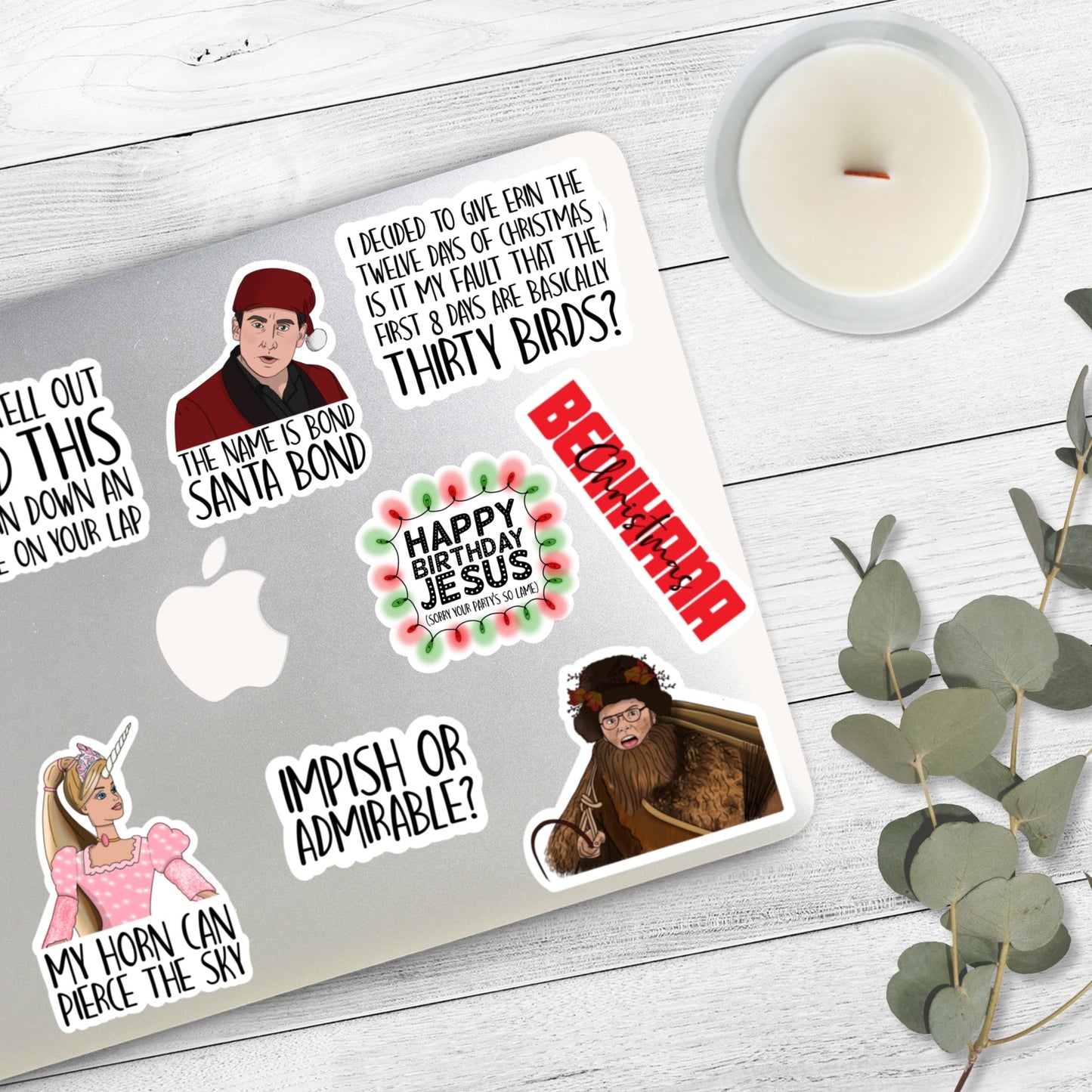 The Office Christmas Bundle | 9 Stickers