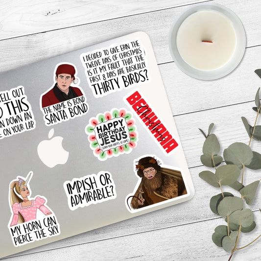 The Office Christmas Bundle | 9 Stickers