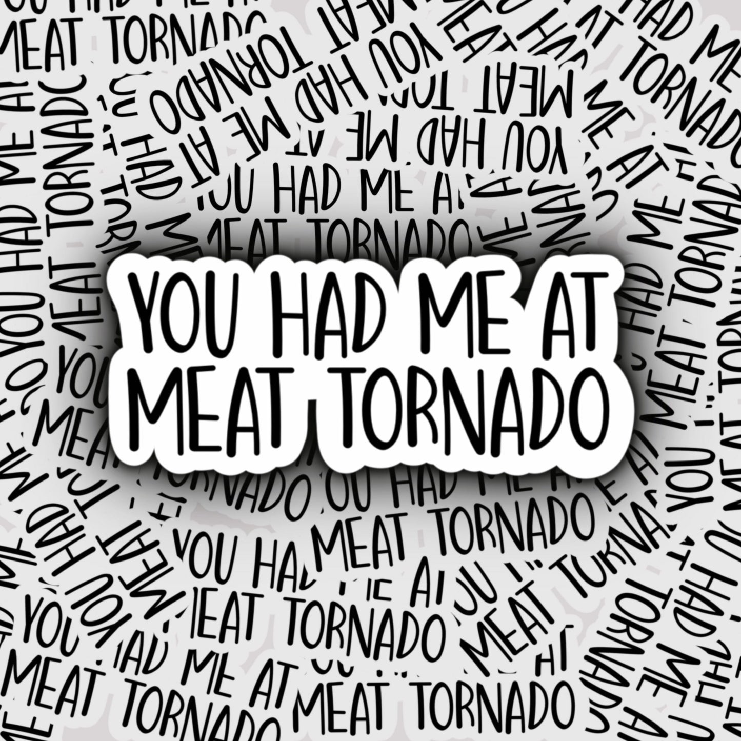Meat Tornado Sticker | Ron Swanson | Parks & Recreation Stickers
