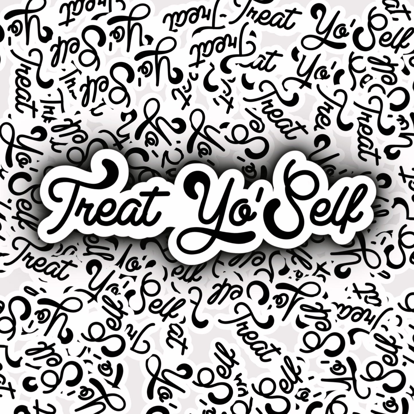 Treat Yo Self | Tom + Donna | Parks & Recreation Stickers
