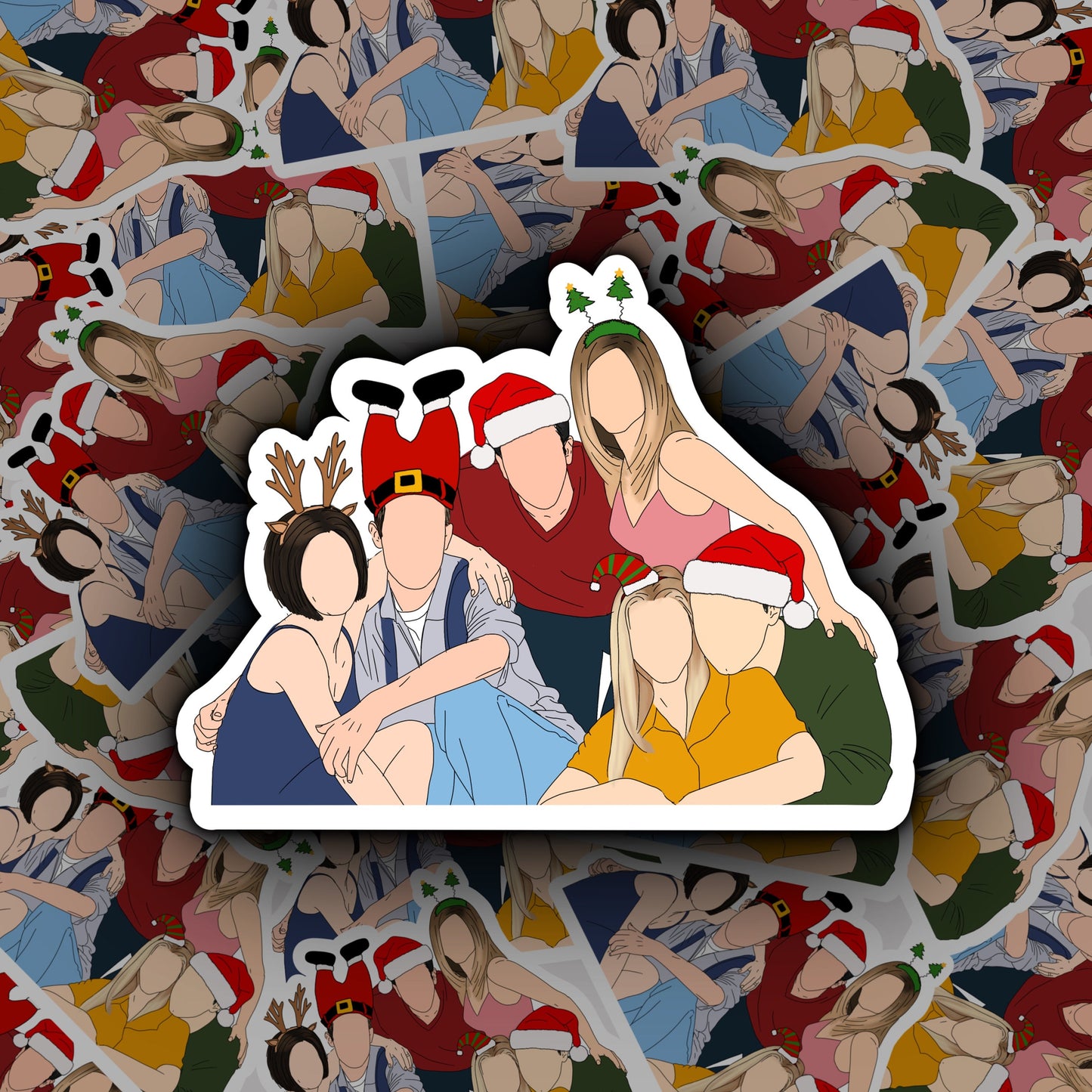 Friends Christmas Sticker | Friends Sticker