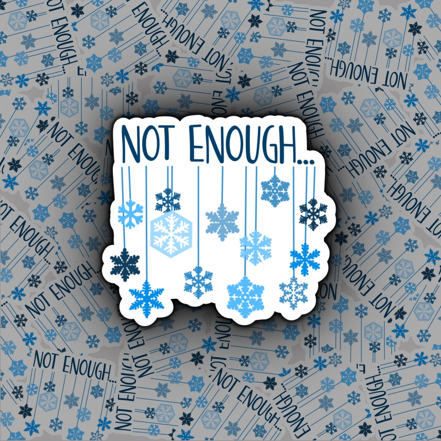 Not Enough Sticker | Winston Bishop | New Girl Christmas Stickers
