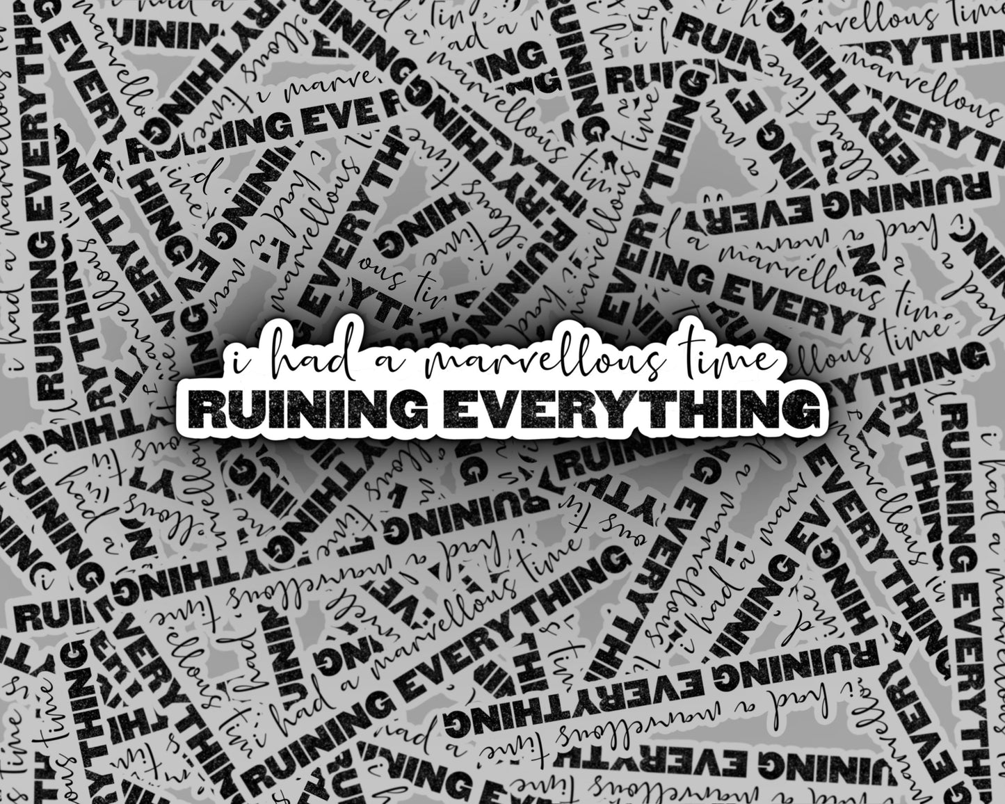 I Had a Marvellous Time, Ruining Everything | Taylor Swift Folklore Stickers