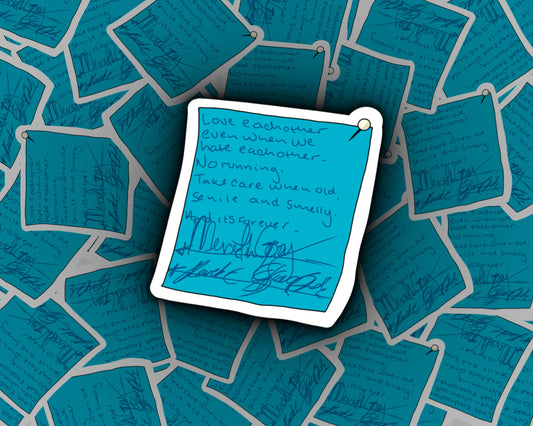 The Post-It | Greys Anatomy Sticker