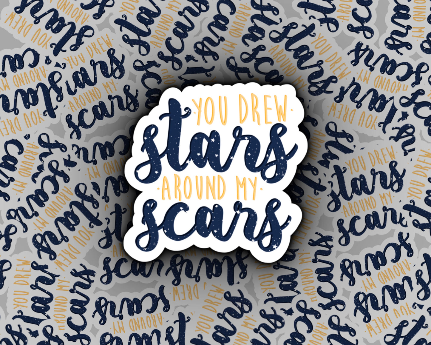 You Drew Stars Around My Scars | Taylor Swift Folklore Stickers