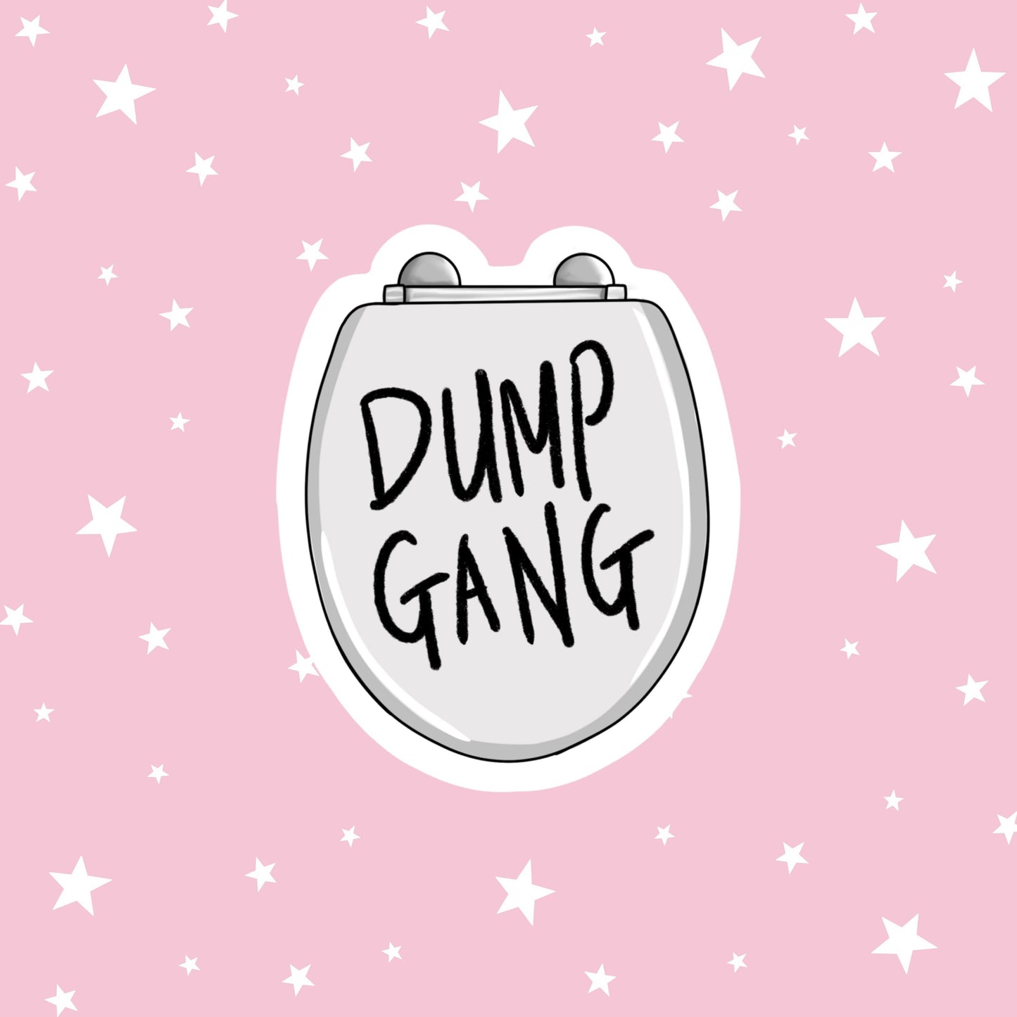 Dump Gang Door Knocker | Toilet Seat | This Country Sticker | Kerry Mucklowe