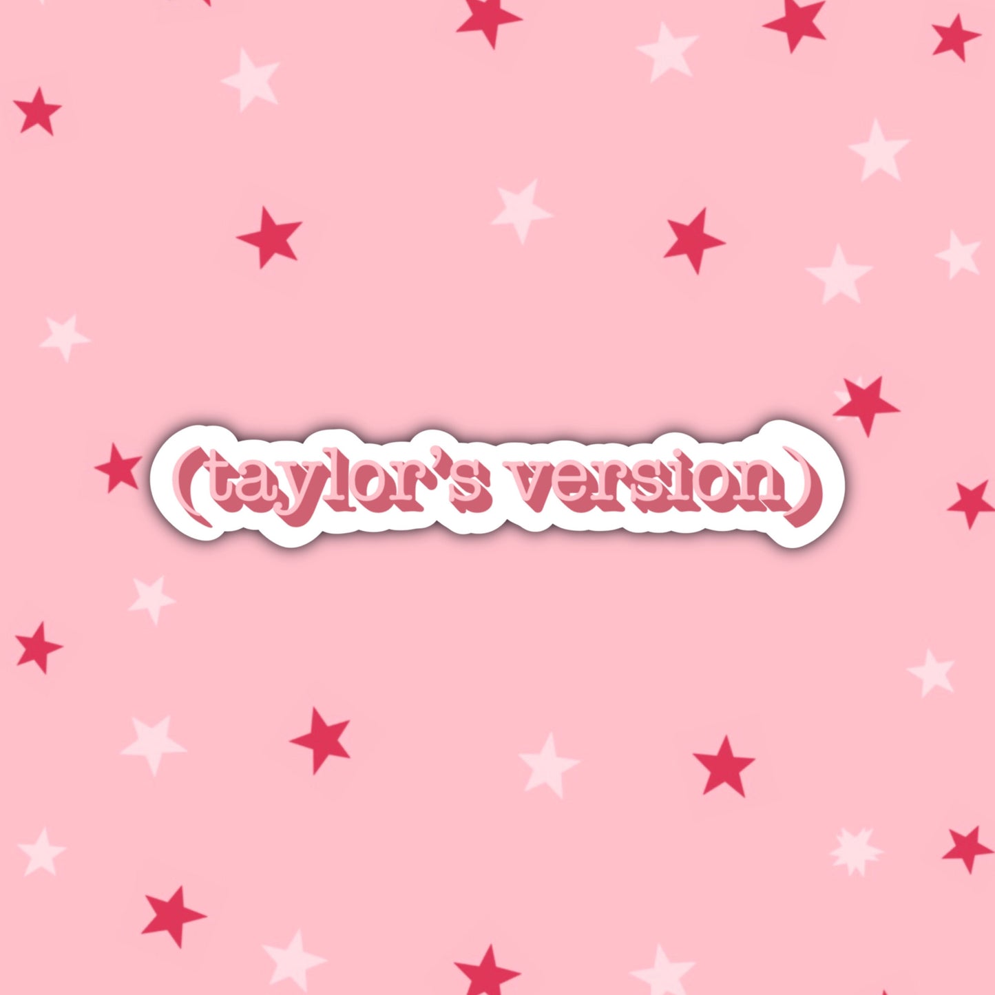 Taylor's Version Sticker  |Taylor Swift Sticker