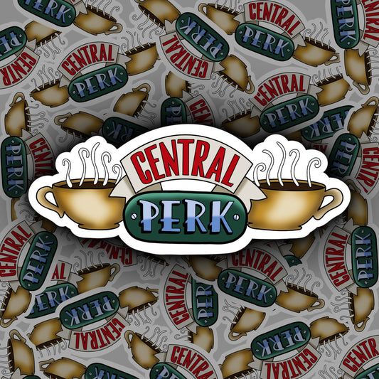 Central Perk Cafe | The One With the Friends Stickers | Friends Stickers