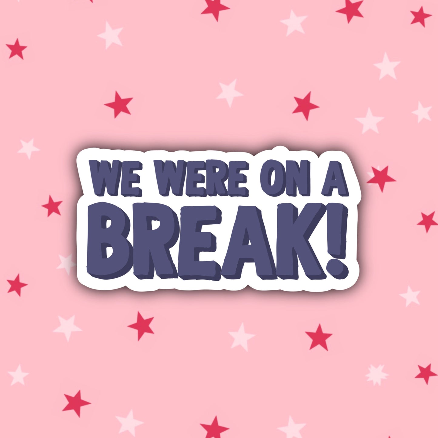 We Were on a Break! | Ross & Rachel | The One With the Friends Stickers | Friends Stickers