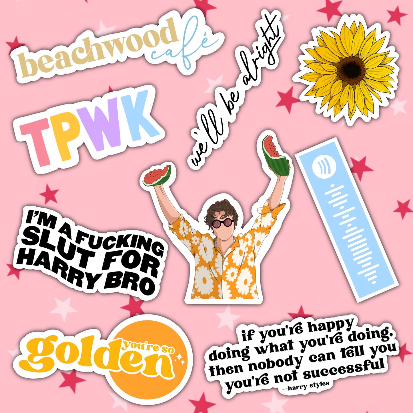 I'm a Fucking Slut for Harry Bro Sticker | Harry Styles Stickers