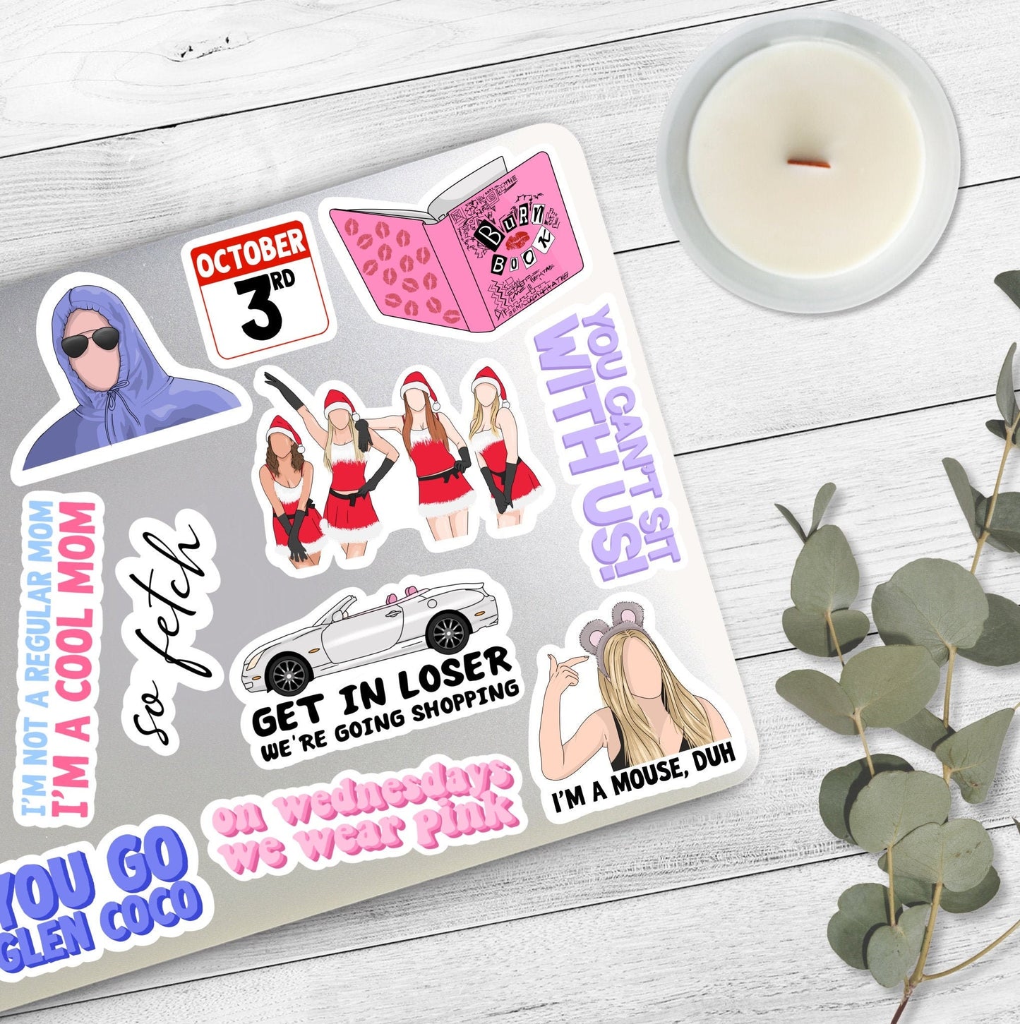 The Burn Book | Mean Girls Stickers