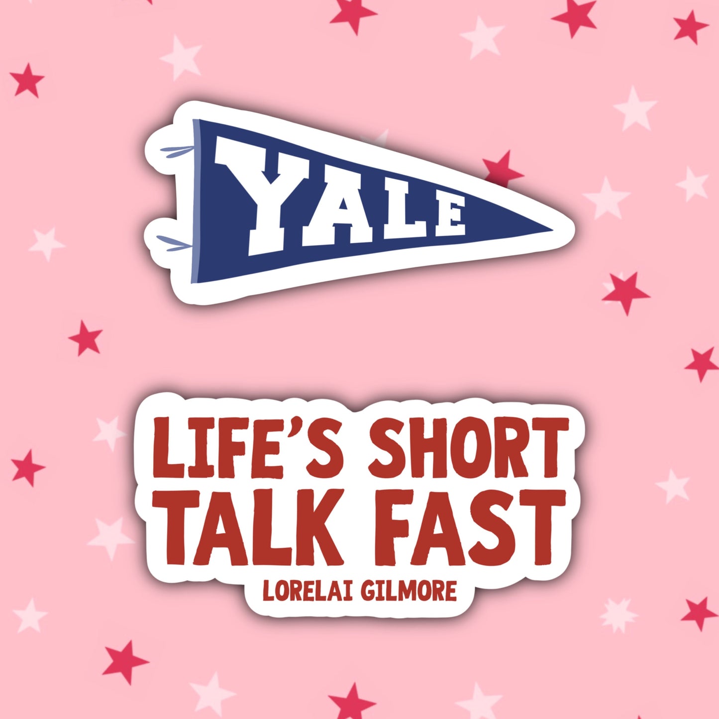 Life's Short, Talk Fast | Lorelai | Gilmore Girls Sticker