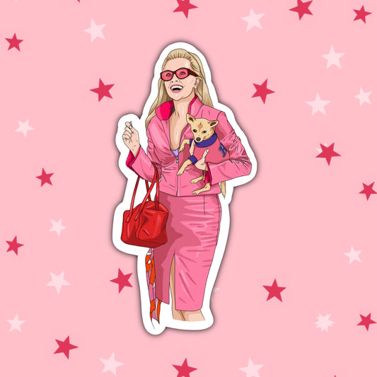 Elle and Bruiser Woods | Legally Blonde Stickers