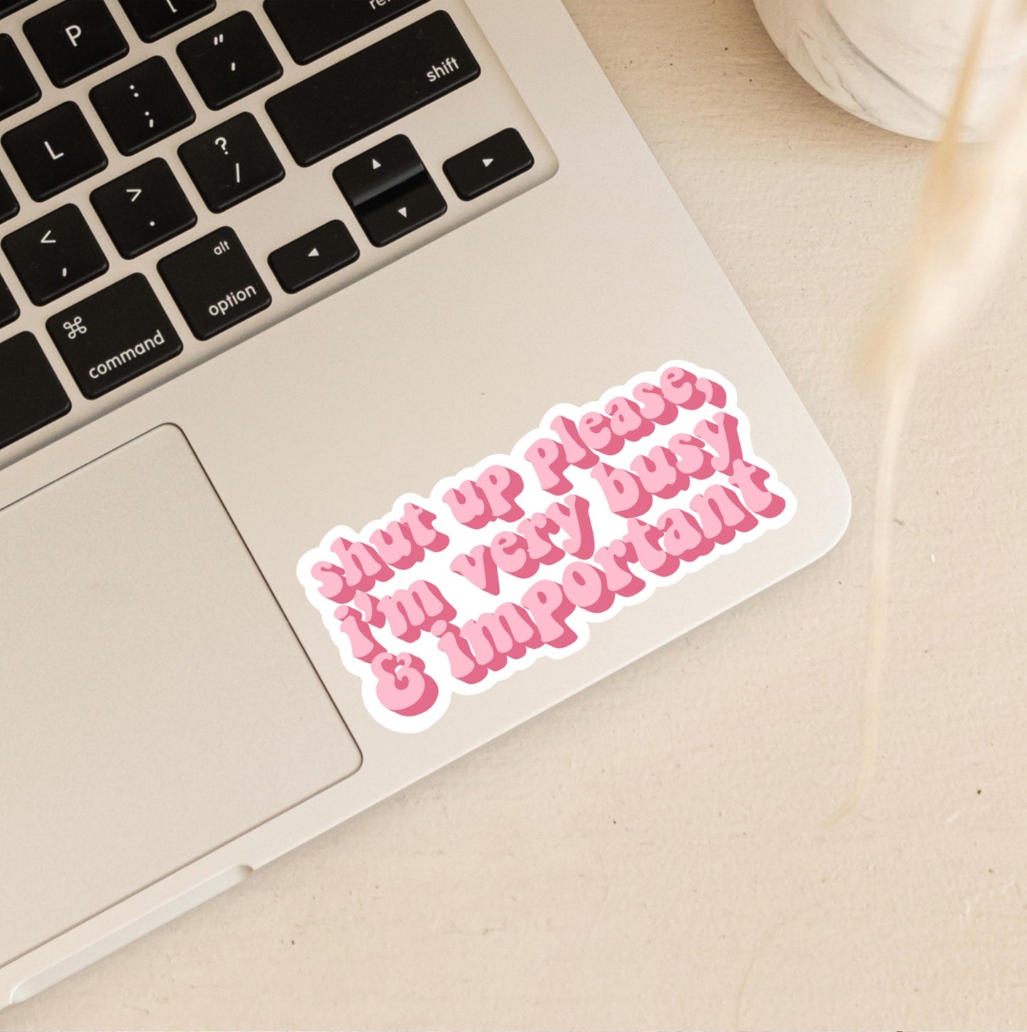 Shut Up Please, I'm Very Busy and Important | Bridget & Daniel | Bridget Jones Stickers