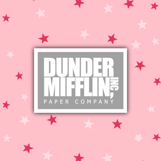 Dunder Mifflin Logo  | Office Stickers