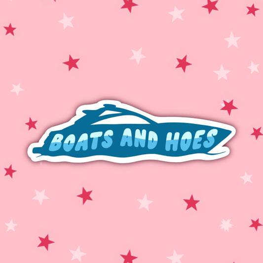 Boats and Hoes Sticker | Step Brothers Stickers | Dale and Brennan Stickers