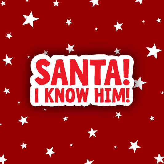 Santa! I Know Him! | Elf Stickers | Elf Movie