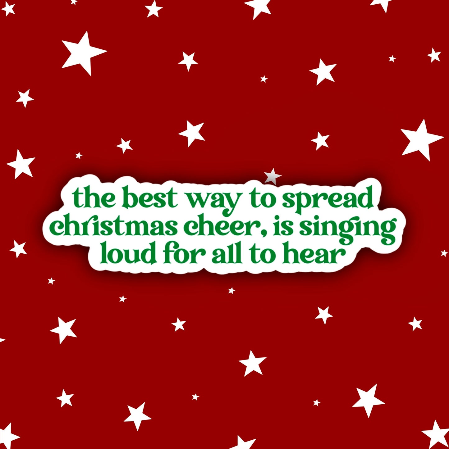 The Best Way to Spread Christmas Cheer Quote | Elf Stickers | Elf Movie
