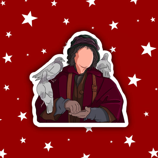 The Pigeon Lady | Home Alone Stickers