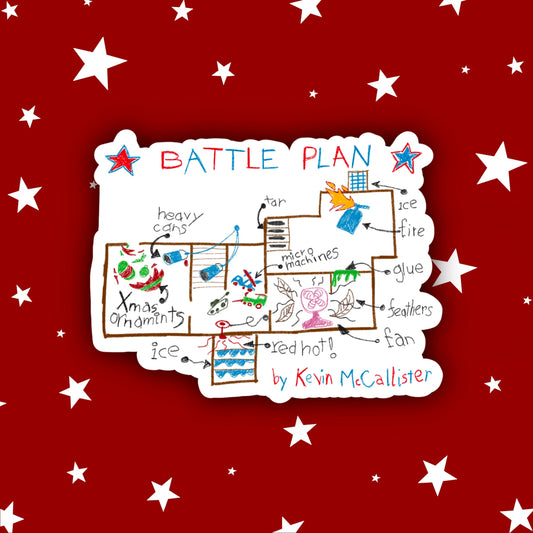 Kevin's Battle Plan | Home Alone Stickers