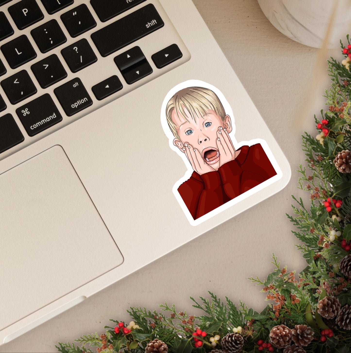 Kevin Screaming | Home Alone Stickers