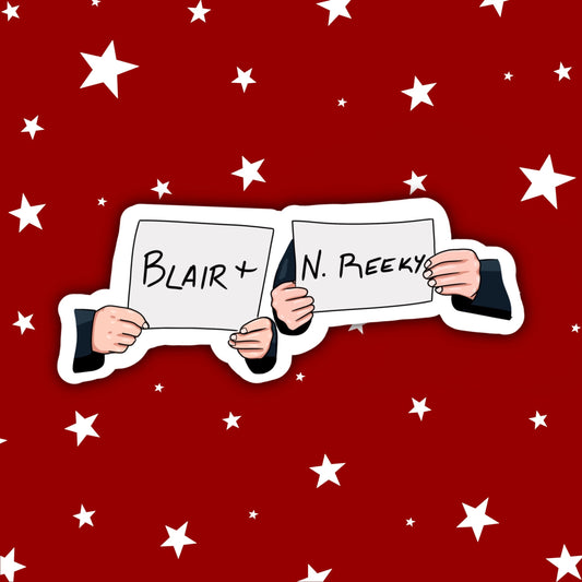 Blair and N. Reeky Signs | Christmas with the Kranks Stickers