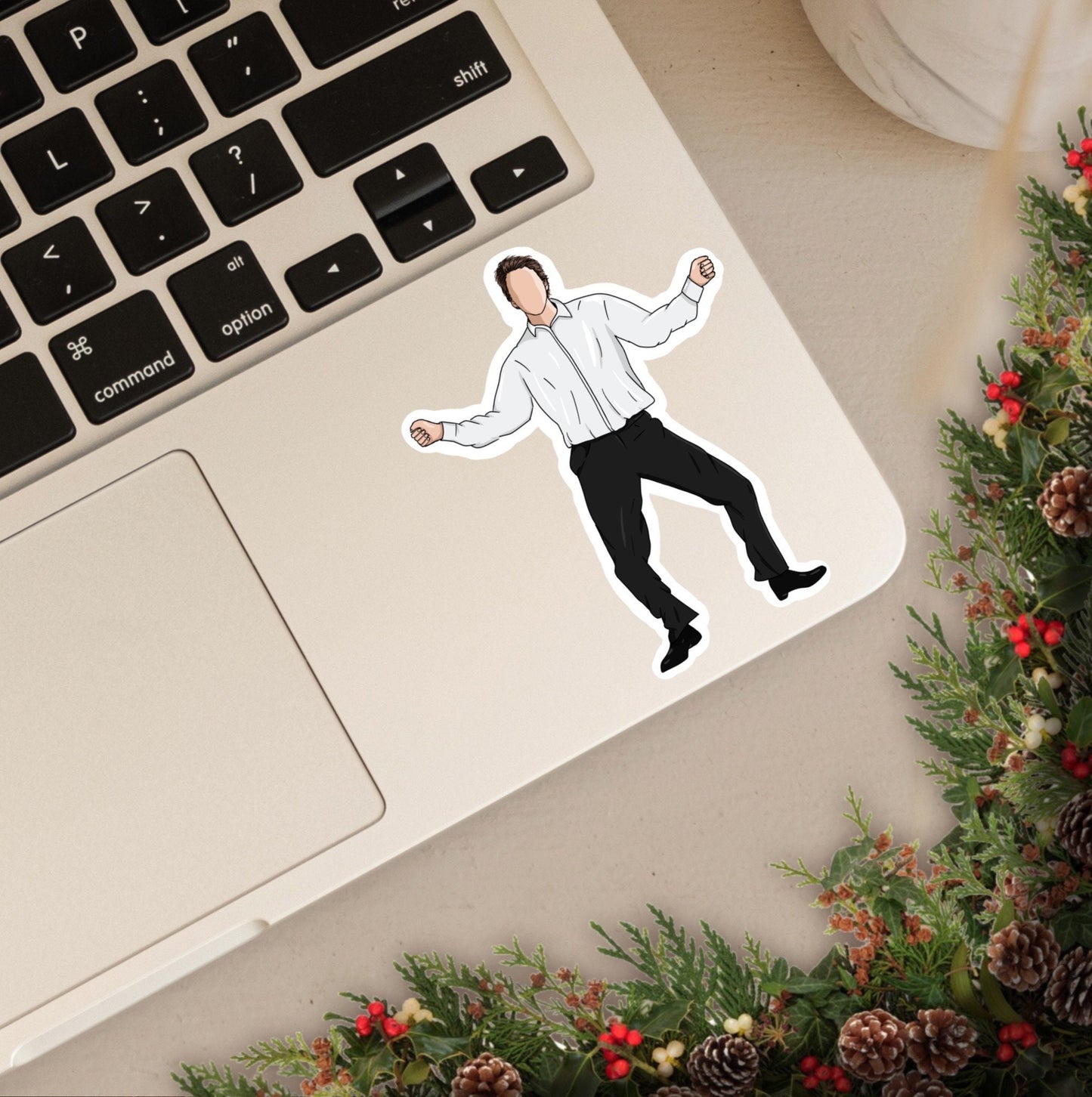 David The Prime Minister Dancing | Love Actually Stickers
