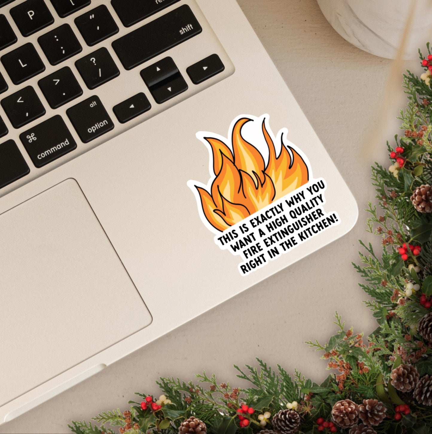 That's Why You Want a Quality Fire Extinguisher Right There In The Kitchen | The Santa Clause Stickers