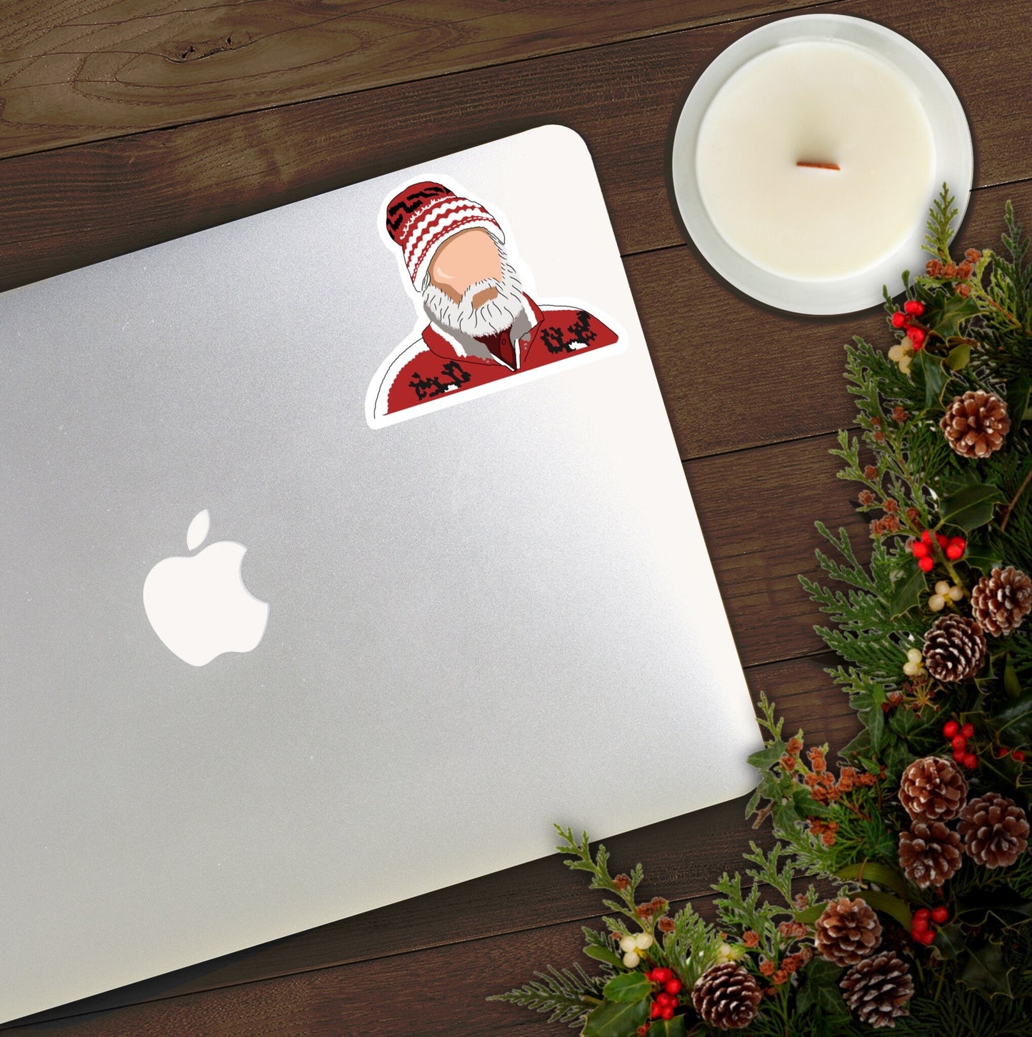 Santa in His Christmas Jumper | The Santa Clause Stickers