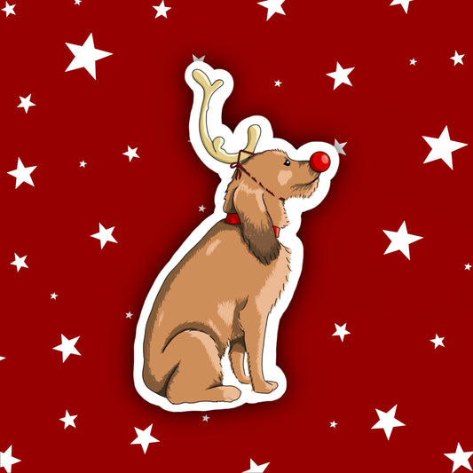 Max as Rudolph | The Grinch Sticker