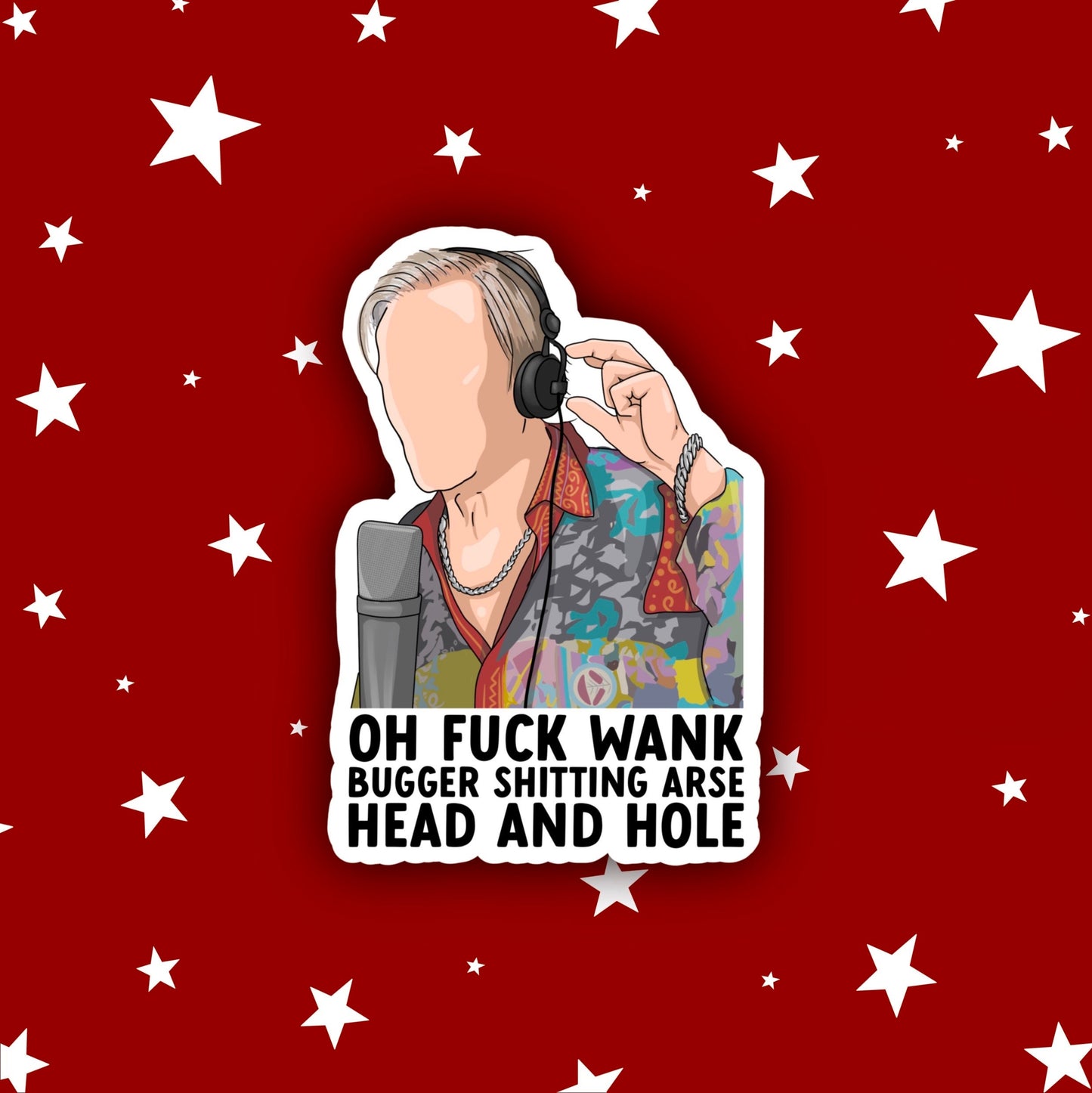 Billy's Swearing Rant | Bill Nighy | Love Actually Stickers