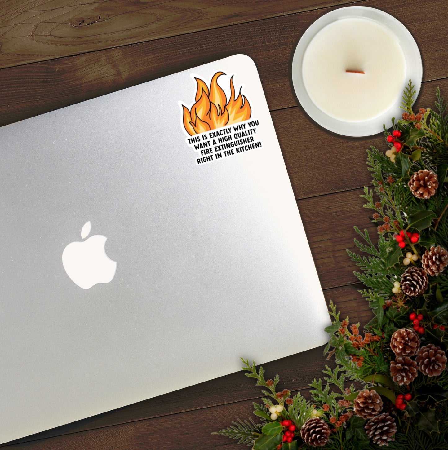 That's Why You Want a Quality Fire Extinguisher Right There In The Kitchen | The Santa Clause Stickers
