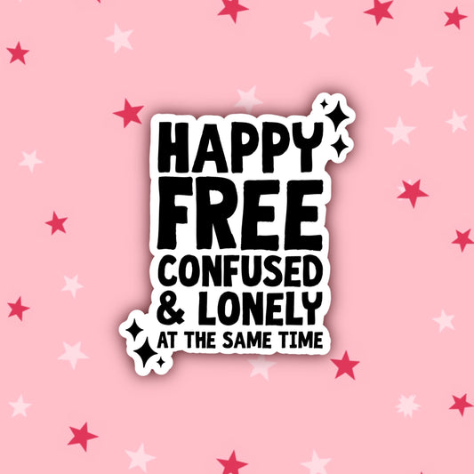 Happy, Free, Confused & Lonely at the Same Time | Taylor Swift Red (Taylor's Version) Stickers
