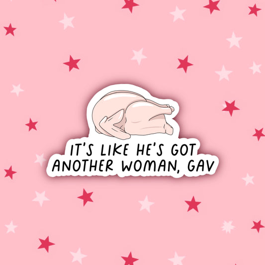 It’s Like He’s Got Another Woman, Gav | Pam | Gavin & Stacey Christmas Stickers