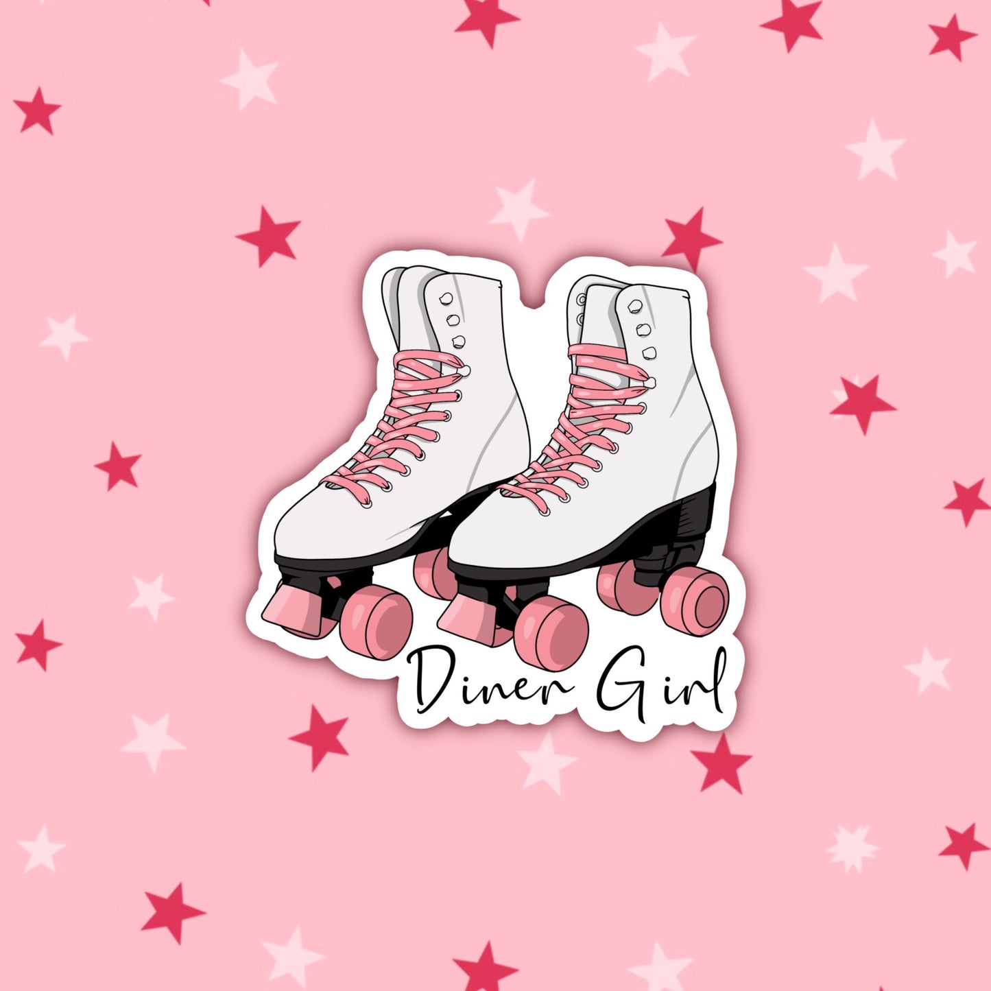 Diner Girl | Rollerskates | A Cinderella Story Stickers