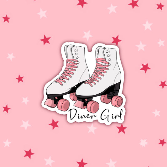 Diner Girl | Rollerskates | A Cinderella Story Stickers