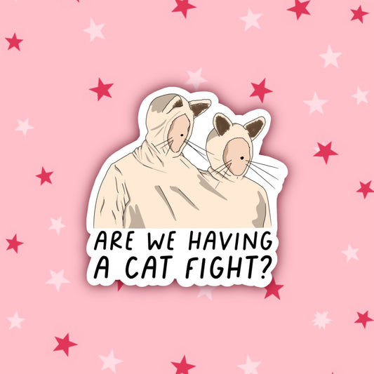 Are we having a cat fight? | The Twins | A Cinderella Story Stickers