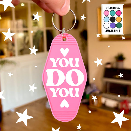 You Do You Keychain | Motel Style Keychains, Motivation, You Do You, Girl Gifts, Gifts for Her, Small Gifts,