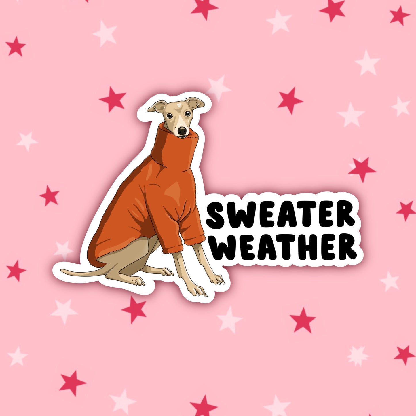 Sweater Weather | Dog Sticker