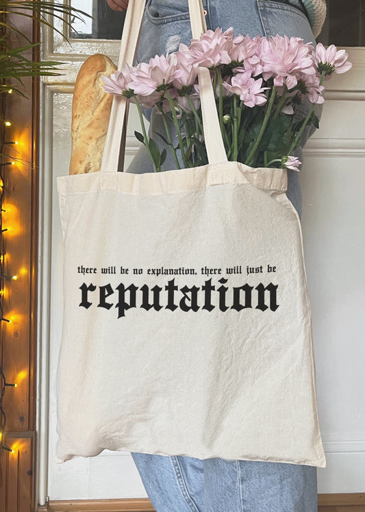 There Will Just Be Reputation | Taylor Swift Tote Bag